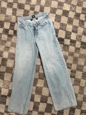 BDG Pale Blue High-Rise Straight Jeans